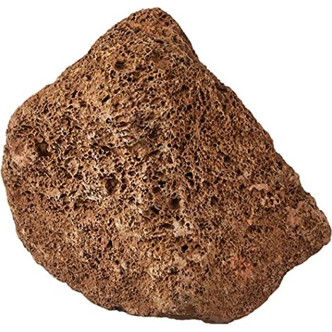 sera Rock Red Lava S/M 8 – 15 cm – Pietra lavica Rosso Scuro con Superficie porosa (1/4)