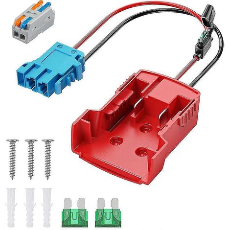 Adaptateur batterie pour voiture enfant électrique avec faisceau de câbles, connecteur compatible modèles Power Wheels, 12V, pièce de rechange (1/5)