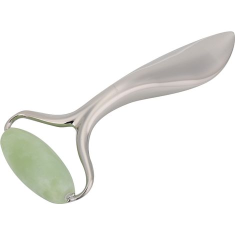 Rouleau de massage facial en pierre de jade pour raffermir la peau, lutter contre les rides et affiner le visage (Jade Hsiuyen) (1/5)