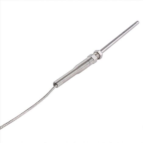 Stahl-Temperaturfühler Pt100 RTD-Sensorkabel 2 m (98 mm), 3-adrig, -50 bis 400 °C (1/5)