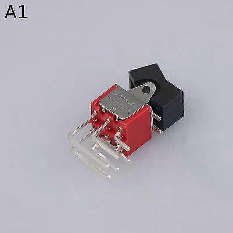 Connecteur à bascule RLS-202-A4-00, type navire, bouton à bascule, pieds coudés, interrupteur latéral (1/5)