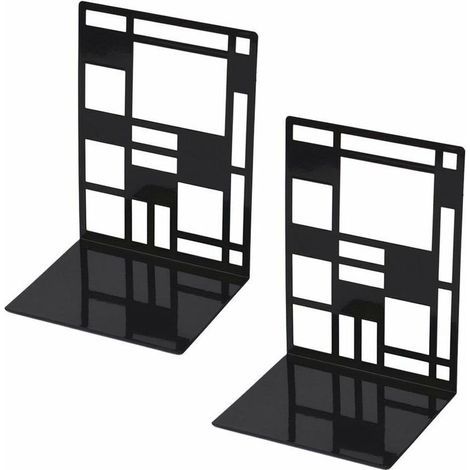 Set di fermacarte, fermacarte in metallo, fermacarte neri, fermacarte di design, base antiscivolo per bambini, ufficio, scuola, soggiorno, libreria e biblioteca (1/4)