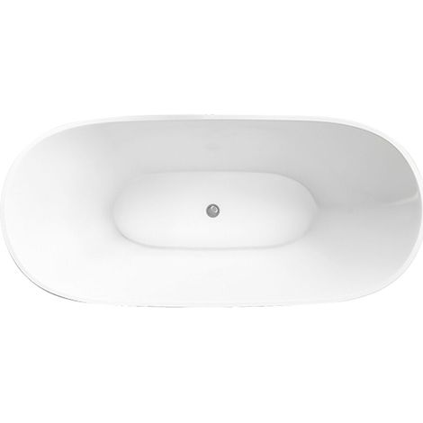 Modern Double Ended Bath, 1500 x 551 x 720mm, White