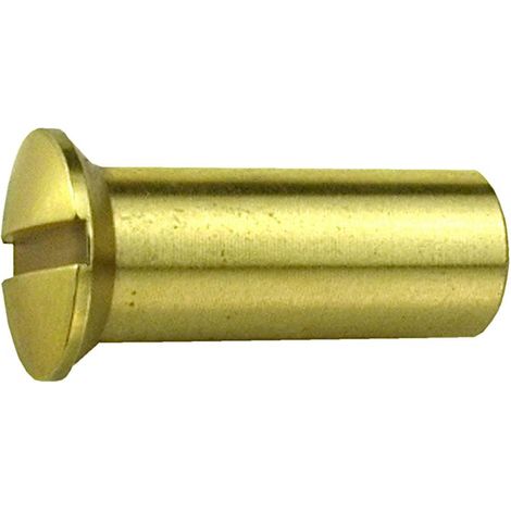 connex Hülsenmutter M4 x 14 mm Messing - 6 Stück Muttern