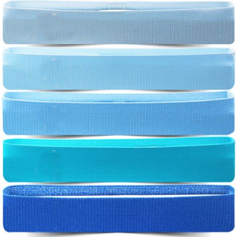 Bandes De Résistance - Pour Entraînement Des Jambes Et Des Fessiers - Ensemble De 5 Niveaux De Résistance (1/5)