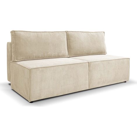 Sofa, Schlafsofa mit Bettzeugfach COMPI Ecru (1/5)
