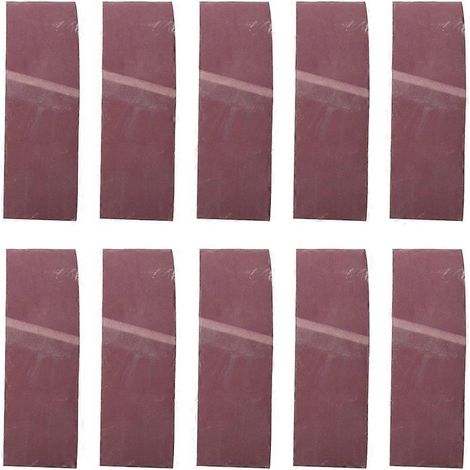 10 Stück 610 x 100 mm Schleifband aus Aluminiumoxid für Holzmöbelbeschläge (Körnung 180)