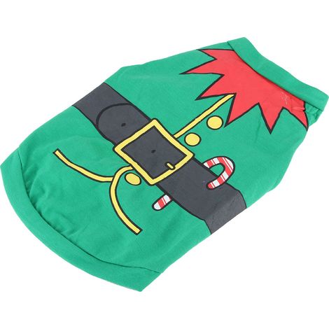 Vêtements de Noël doux et chauds pour petits chiens, veste pour chiot, tenue de fête (1/5)