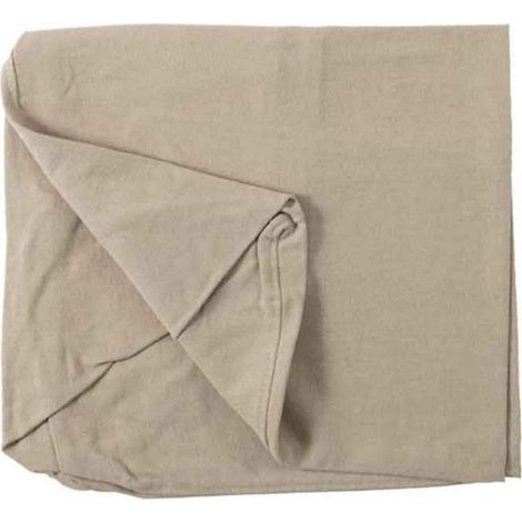 Housse pour Pouf "Monaco" 105x105cm Naturel (1/4)