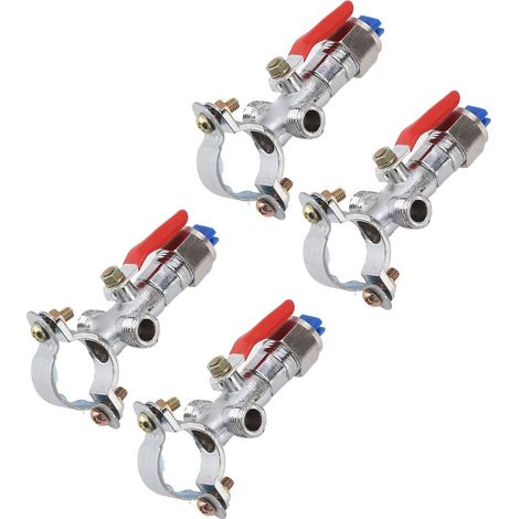 10PCS Atomizing Spray Nozzle Set Zinc Alloy Agricultural Plant Water Misting Fan Nozzle for Tractor Lawn Landscaping Irrigation (1/5)