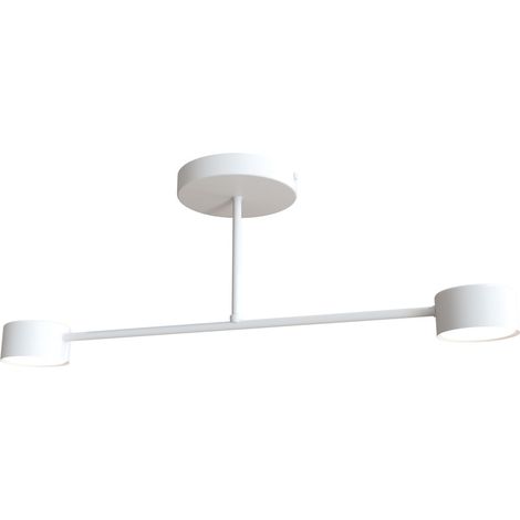 Plafoniera minimalista bianca HALO 2x GX53 8W Emibig (1/5)