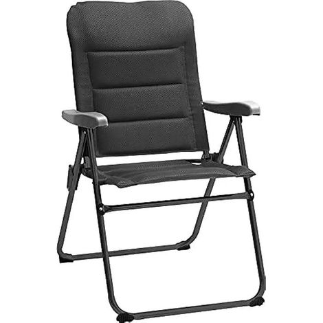 Brunner Skye 3D Compact Chaise pliante noire jardin