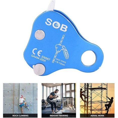 Corde à Grimper Protecteur de Corde pour l'alpinisme Dispositif de Verrouillage Automatique de Corde de sécurité antichute de Protection (1/4)