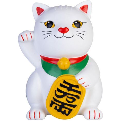 Lampe de table LED basse tension White Lucky Kitty : combinaison parfaite de fonctionnalité et de décoration ( )