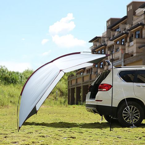 Abri de camping léger et léger pour barbecue arrière de voiture, avec auvent et puits de lumière. (1/5)