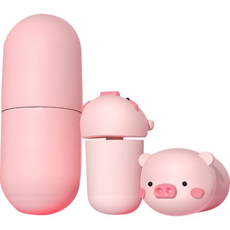 1 paire de bouchons d'oreille en mousse à motif animal, réduction du bruit, flexibles et bloquant le son, pour dormir ou étudier (rose). (1/5)