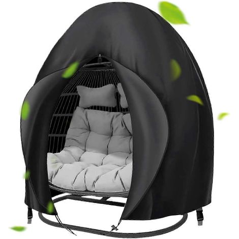 Housse en rotin double tressé étanche - chaise œuf et jardin (1/5)
