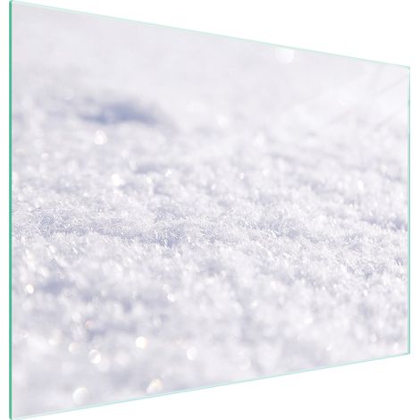 Schneidebrett aus Glas, 30 x 22 cm, weiß (1/5)