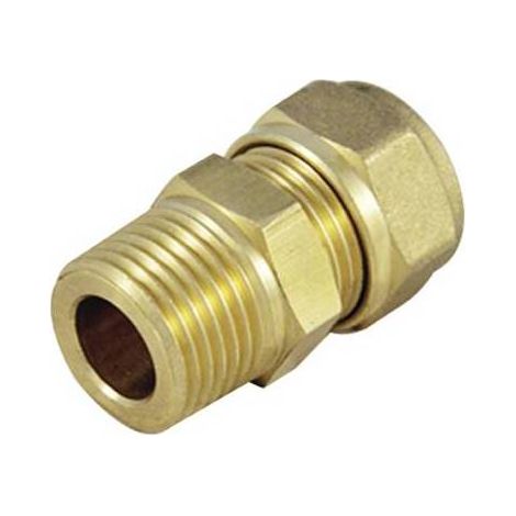 RACCORDO MASCHIO DIRITTO RAME COMPRESSIONE PER IMPIANTI SOLARI Misura: 3/4 x 22