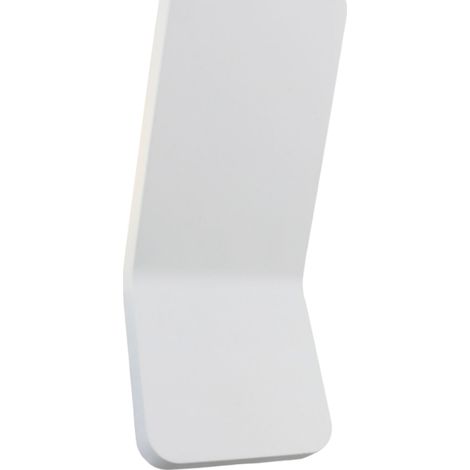 GLOUPIE Applique Moderno A Parete Hugo, IP54 Potenza Massima 7 W Luce Calda 4000K, L 10,6 x P 14 x H 25,5 Cm,Alluminio Bianca (1/5)