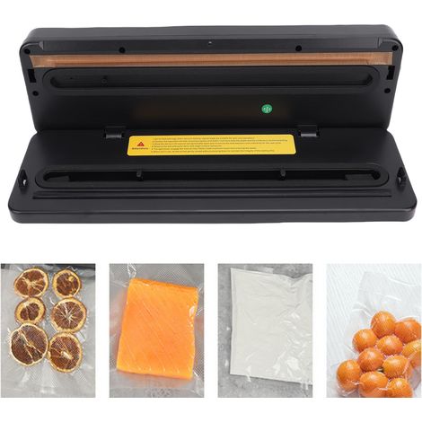 Selladora al vacío con dispositivo de corte, 120 W, gran potencia de succión, multifuncional, compacta para la cocina doméstica, enchufe estadounidense. (1/5)