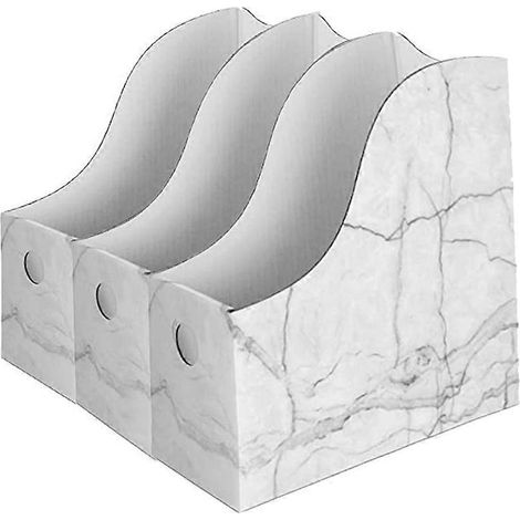 Porte-revues robuste en carton, boîte de rangement étanche pour magazines - (1/5)