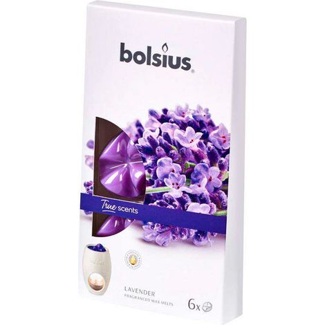 Cialdina True Scents Bolsius Fragranza Lavanda 6pz (1/4)