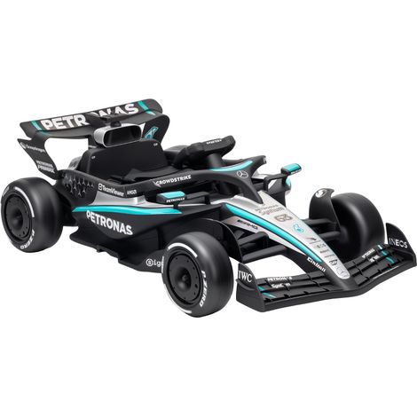 Go‑kart électrique Mercedes‑AMG F1 3‑5 ans, double moteur, télécommande parentale, soft‑start (1/5)