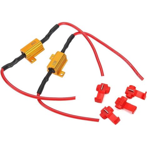 Coppia resistenze Canbus LED 10W 15Ω per T10 T11 W5W C5W C10W luci posizione targa (1/3)