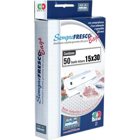 SACCHETTI PRETAGLIATI GOFFRATURA A ROMBO 15 x 30 - confezione 50 pezzi (1/2)