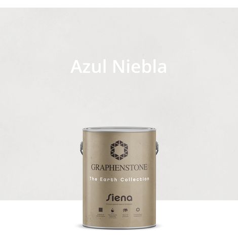 Pintura Ecológica INTERIOR Efecto LIMEWASH Base Cal SIENA Color AZUL NIEBLA 4L