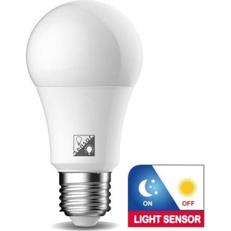 NOVA LAMPADINA LED GOCCIA CLASSIC E27 11W 4000K SENSORE CREPUSC.