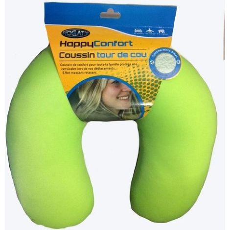 Tour De Cou Happy Confort Microbille Anis. Oko-Tex - Sct vert