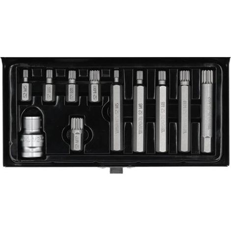 Spezial-Spline-Bit-Set 11-teilig, 3/8 und 1/2 Zoll Antrieb (1/4)