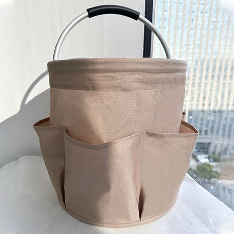 Sac à outils de jardinage, sac de rangement multifonctionnel étanche, panier de rangement pliable pour outils, sac de rangement pour quincaillerie (1/5)