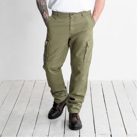 Pantalon cargo STIER Multipocket essential bci coton 36/34 olive (1/5)