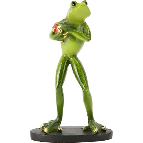 de grenouille en résine figurine de grenouille sportive (1/5)