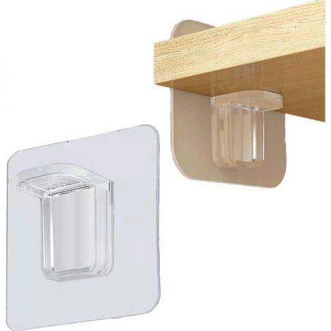 Regalhalterungshaken, 15er-Pack, selbstklebende L-förmige Dreieckswinkel (6 cm) - AquaForge (1/5)