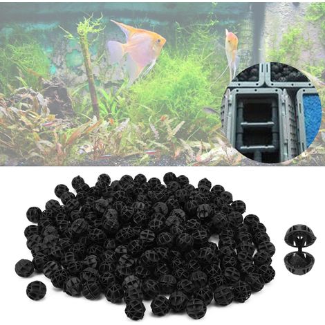 Boules Biologiques pour Filtre Aquarium 16mm 200pcs avec Ouate - AUTRES (1/5)