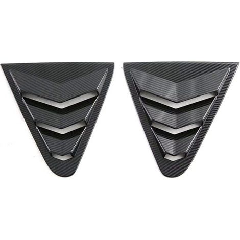 Available in 2 colors: carbon fiber look. Material: ABS. Suitable for automotive exterior accessories.