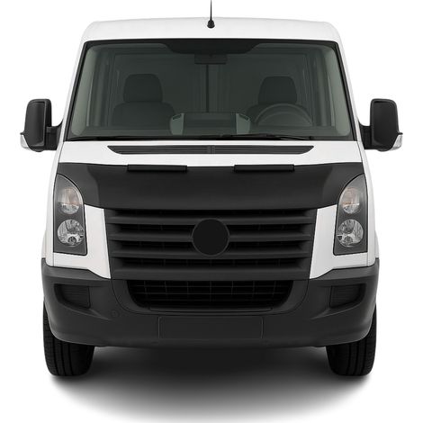 Protège Capot compatible avec VW Crafter 2006 à 2017, Bra de Capot Protection, Noir