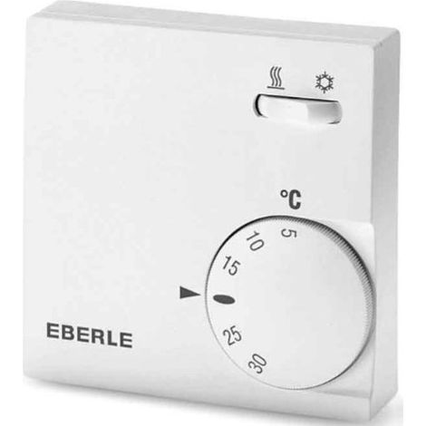 Eberle 111170551100 termostato blanco rango 5-30°C