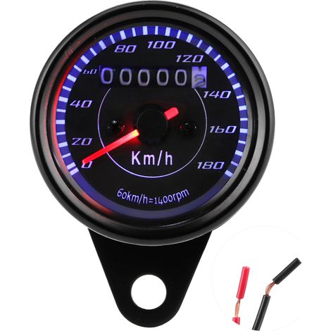 Compteur de vitesse 12V pour moto CG125 avec éclairage LED - Accessoire moto tableau de bord (1/5)