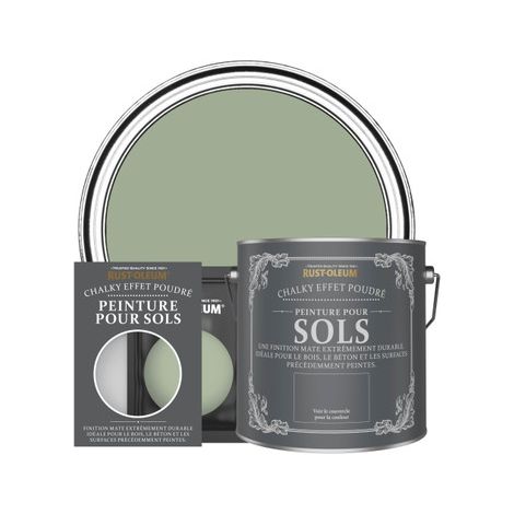 Peinture pour Sols Chalky - Vert Kaki (1/2)