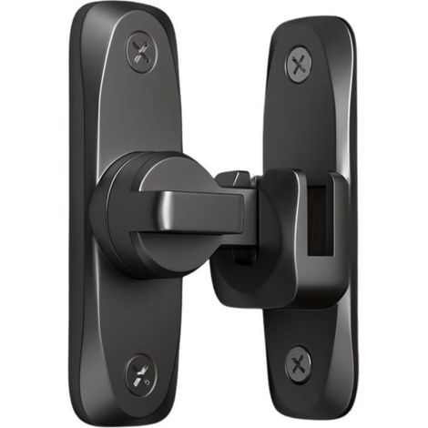 90/180 Degrés Loquet de Porte Rabattable, Verrou Porte Loquet Porte Coulissante Fermeture Porte Coulissante Serrure Porte Coulissante Serrures de Portes Verrou de porte coulissante noir (1/4)
