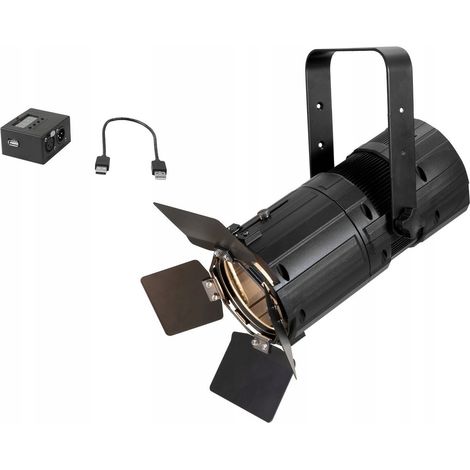 Kit de focos LED Fresnel Eurolite PFR-50 WW + interfaz DMX (1/3)