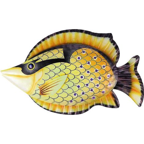 Nouvelle décoration murale en forme de poisson (1 pièce)