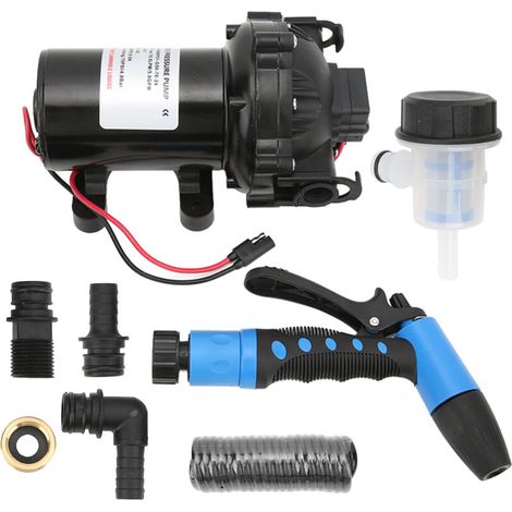 24V 5.0GPM 70PSI 137.8ft Deck Wash Pump Kit for Marine Boats, Yachts and RVs (1/5)