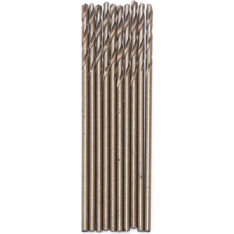 10-teiliges HSS-Bohrerset mit geradem Schaft für Tischbohrmaschinen, 1,5 mm