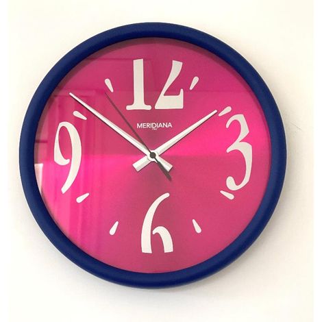 Orologio da Parete in Abs Milleluci Blu e Magenta 31 cm (1/2)
